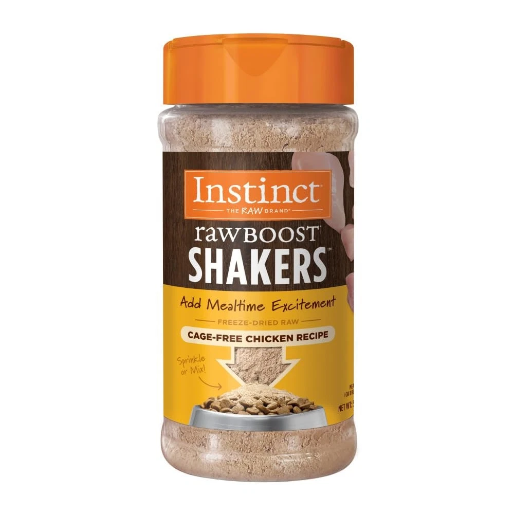 Instinct Raw Boost Shakers Cage Free Chicken Freeze Dried Dog Food Topper 5.5Oz