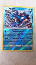 10 verschiedene Pokemonkarten mit Kyogre 46/168 Re-Holo Sturm am Firmament