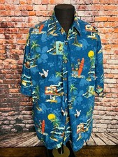 David Carey Originals Bowling Print Mens Hawaiian Shirt Size XXL
