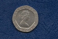 UNITED KINGDOM 1984 20 Pence Coin; Historical, In Great Shape,