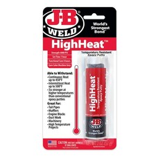 J-B Weld 8297 HighHeat 500 Degree Epoxy Putty Stick - 2 oz. , Grey