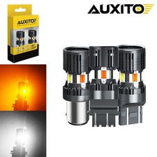 Auxito 1157 Led White Amber Drl Switchback Turn Signal Brake Parking Light Bulbs Auxito 1157 Led White Amber Drl Switchback Turn Signal Brake Parking Light Bulbs