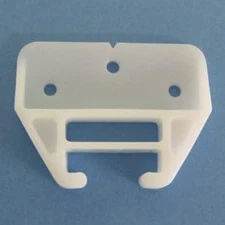 Plastic Drawer Guides with Screws (6 Pack) Center Mount Dresser Drawer Guide ...