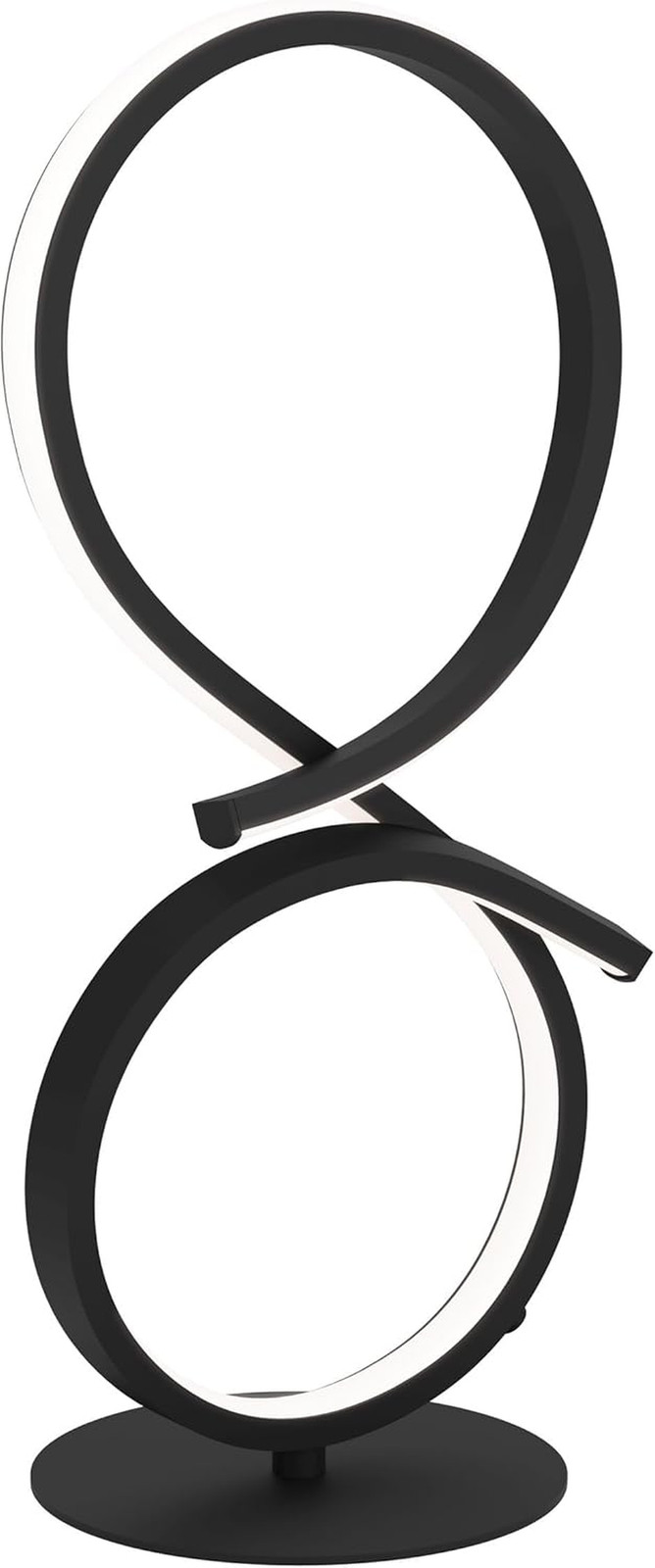 Lampada Tavolo Curva Serpins LED 11W 3000K Metallo Nero Eglo - 1