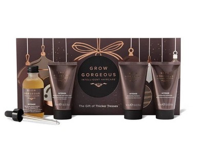 Grow Gorgeous Intense Kit Weihnachtsgeschenk dickere Locken Set