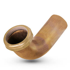 1-1/2 In. X 6 In. Brass Slip Joint Waste Bend for Tubular Drain Applications, 20