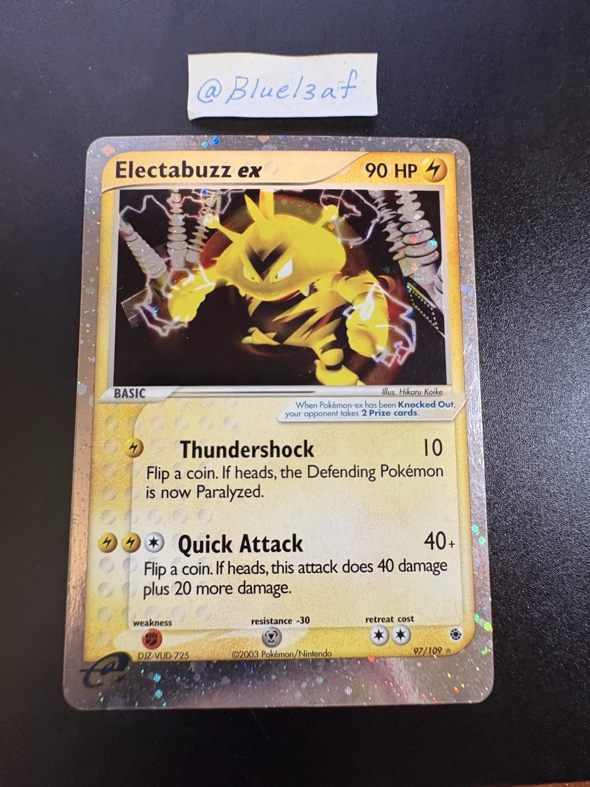 Electabuzz EX - 97/109 - Pokemon EX Ruby & Sapphire MP