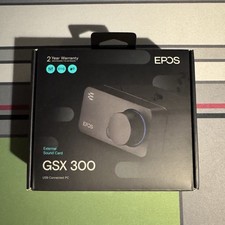 EPOS GSX 300 Gaming DAC - External Sound Card Black New, Sealed 