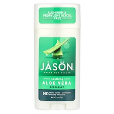 Deodorant, Soothing Aloe Vera, 2.5 oz 71 g 
