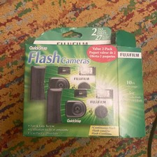 2 Pack Fujifilm Quicksnap Flash One Time Use Camera 27 Exposures 09/2024