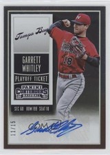 2015 Panini Contenders Draft Playoff Ticket /15 Garrett Whitley #3 Auto y3k