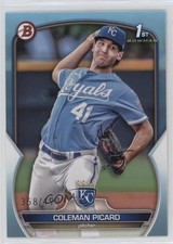 2023 Bowman Draft Sky Blue 358/499 Coleman Picard #BD-161 0w27