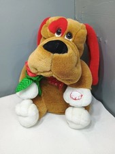 DAN DEE Collectors Choice Moving Singing Valentines Plush Dog Do You Love Me