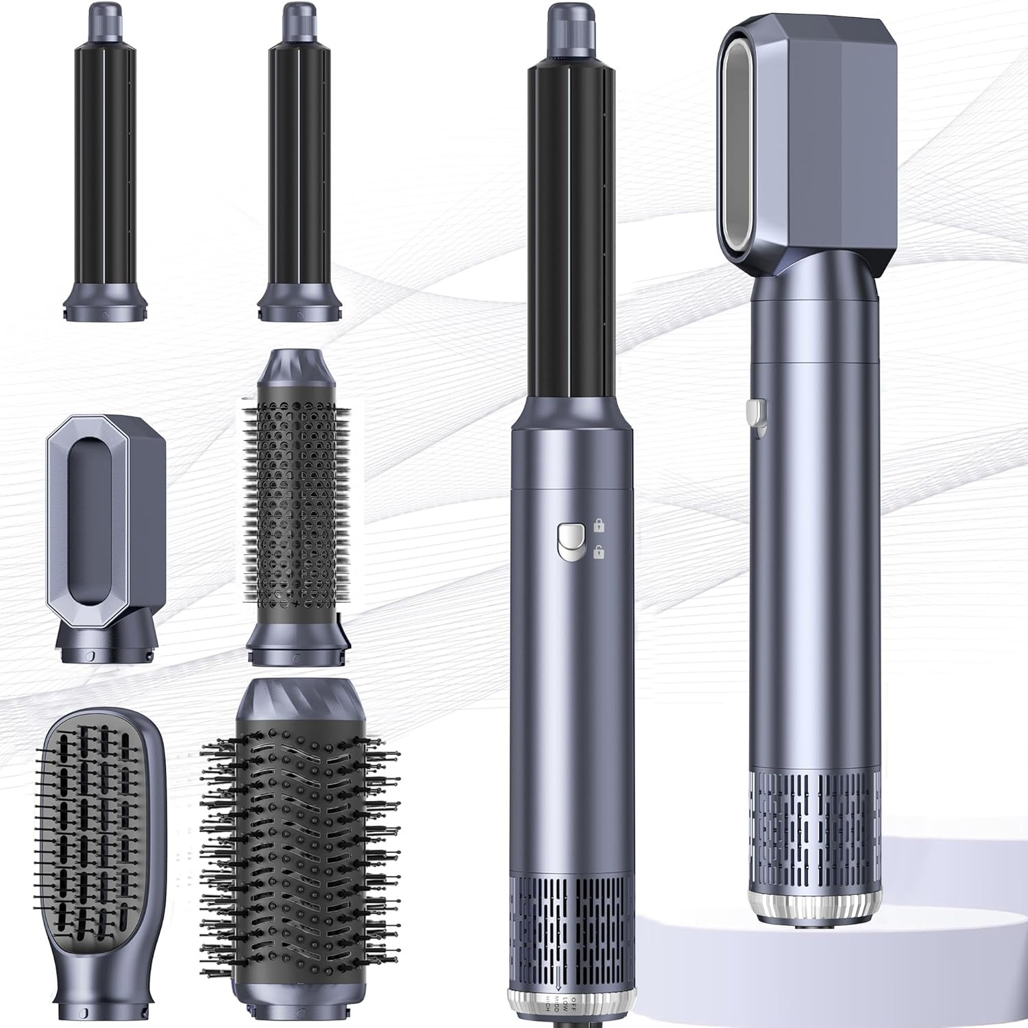 Airbrush Air Styler Pro 6 in 1: Piega Veloce per Mamme Sempre di Corsa