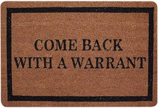 Non-Slip Waterproof Doormat Indoor/Outdoor Funny Welcome Mat