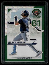 2025 Panini Prizm Prospect Edition Blake Burke #184 Green Wave /75