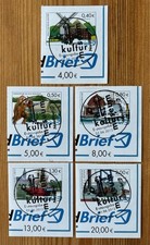 Privatpost Nordbrief Rostock Satz Museen Lübeck Kiel Schiffe ESST #710