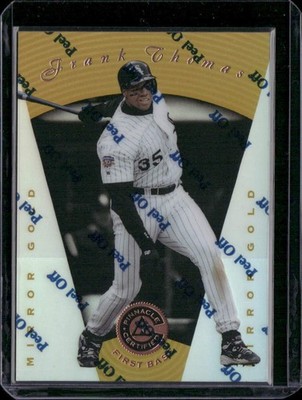 1997 Pinnacle Certified #41 Frank Thomas Mirror Gold