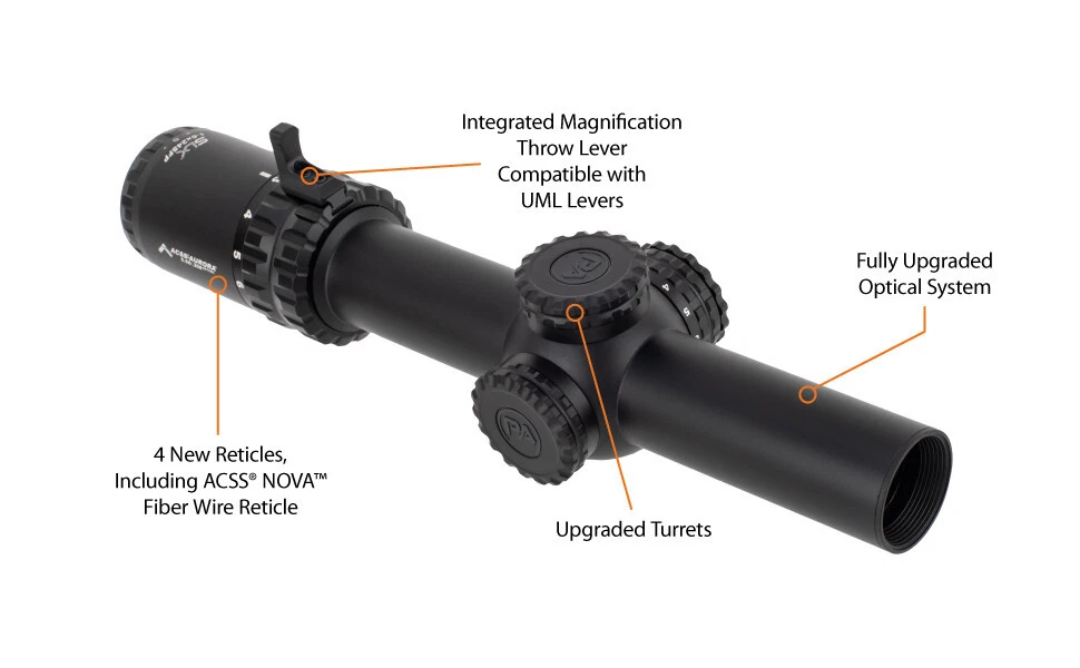 PRIMARY ARMS SLx 1-6x24 SFP Gen4 Scope - Illuminated ACSS Nova