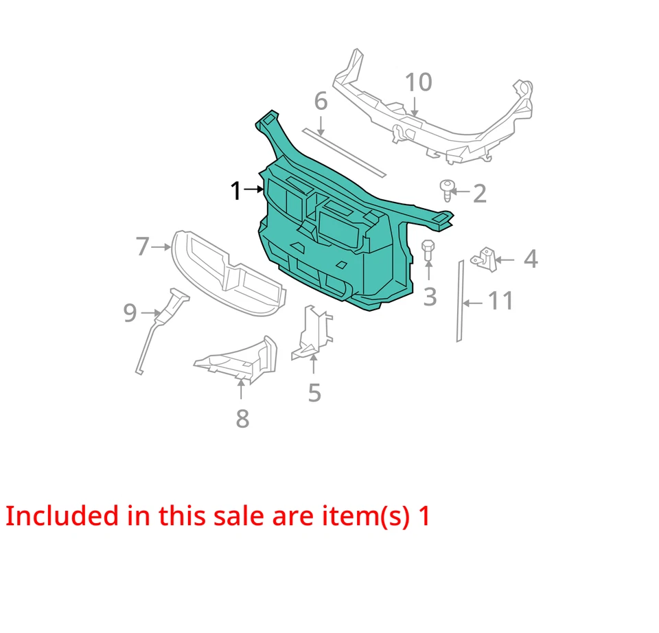 (SOLO RECOGIDA LOCAL) Soporte de núcleo de radiador convertible para BMW 328i 206183 07-13 Foto 3 de 4