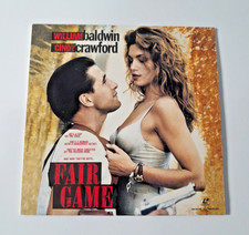 'Fair Game' Widescreen LaserDisc LD William Baldwin Cindy Crawford