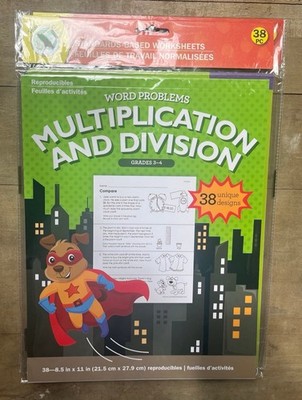 Teaching Tree Reproducibles Multiplication & Division Word Problems (Grades 3-4)