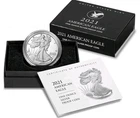 2021-W US Mint 1 oz Proof American Silver Eagle 21EAN Type 2 w/Box & COA