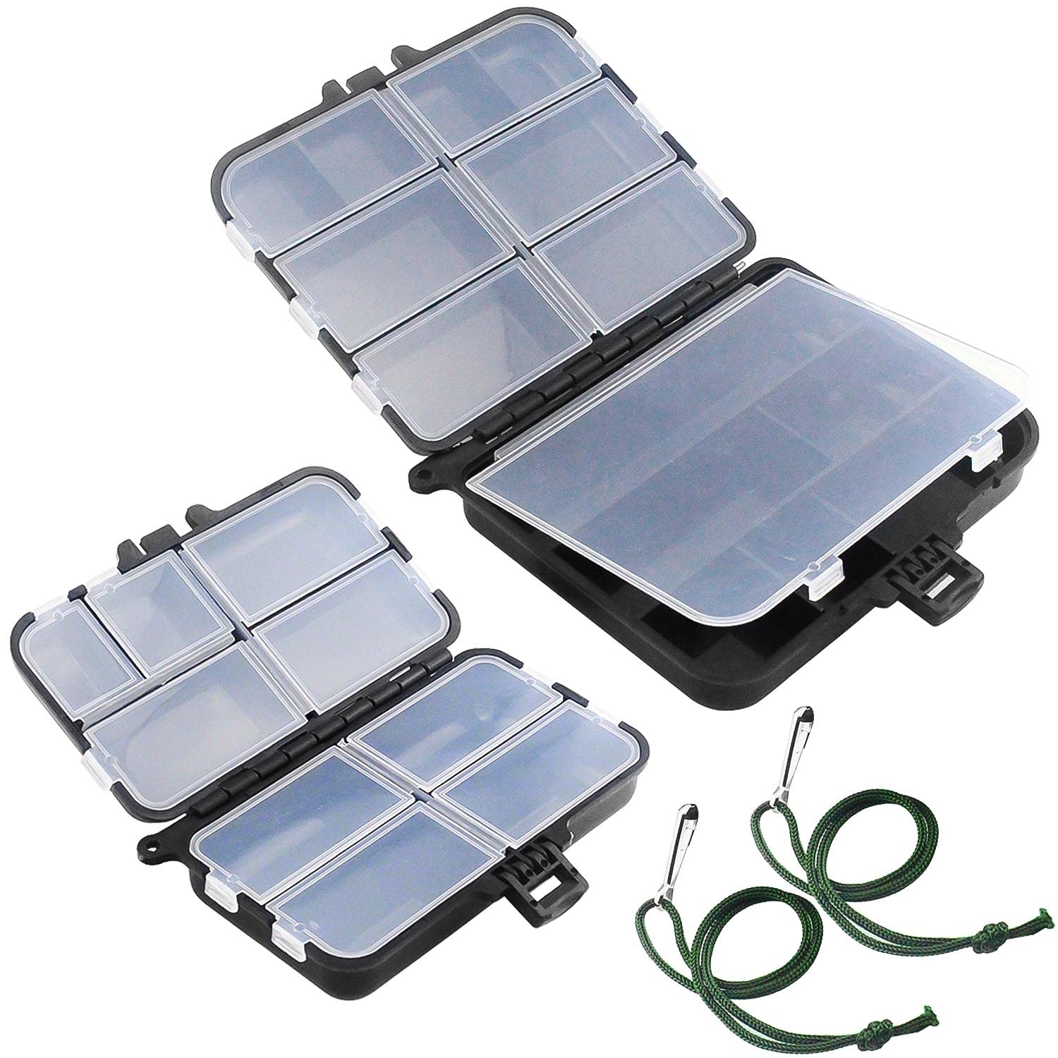 Graplan 2 PCS Scatola di Immagazzinaggio di Plastica Fishing Tackle Box (m2K)