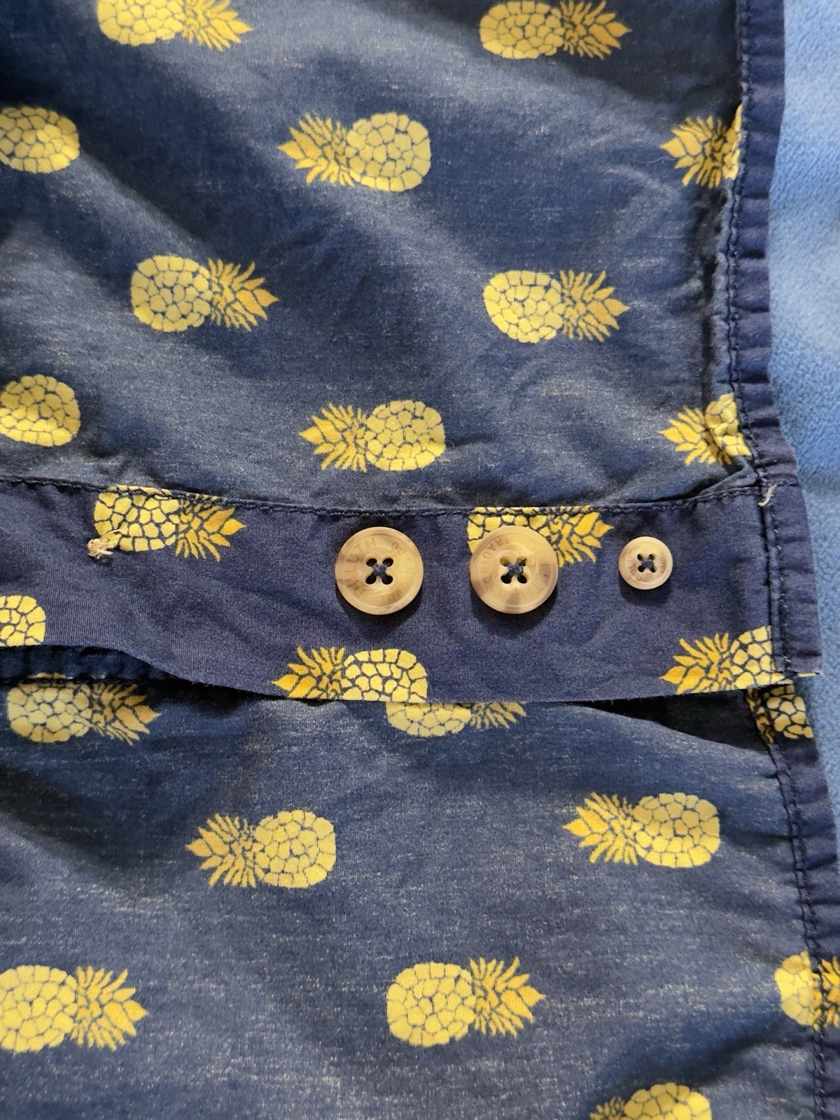 Duluth Trading Co Pineapple Pattern Button Front … - image 8
