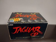 Atari Jaguar CD Console w/Box, 2 games (inc Dragon's Lair) + extras - Not Tested