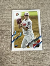 2021 Topps NPB #189 Haruki Ohmichi Hiroshima Toyo Carp Rookie (RC)