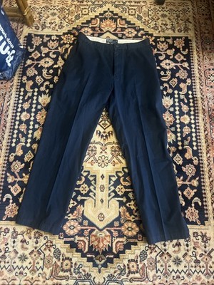 Polo Ralph Lauren Men's Prospect Pants Blue 31x30 (Tag Reads 34x30) 100% Cotton