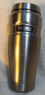 NICE! Thermos Stainless Steel Vacuum Travel Tumbler 16 Oz STAINLESS STEEL Color