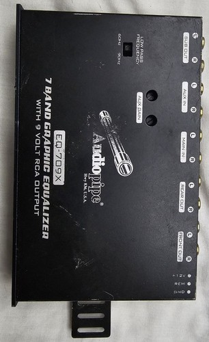 Audiopipe EQ709X / Autopipe EQ-709X 7-Band Graphic Equalizer + 9V Line Driver