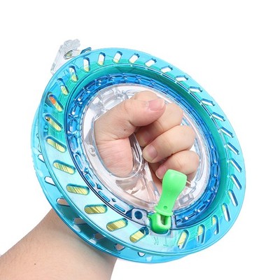 ABS 18cm Crystal kite string reel with Ball 200m line with lock Fishing deviDD
