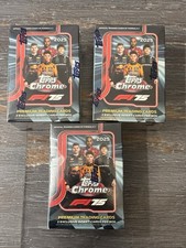 2025 TOPPS CHROME Formula 1 VALUE BLASTER BOX F1 Racing Lot of 3 Factory Sealed