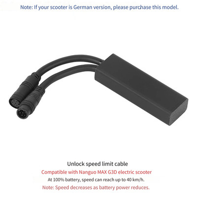 Für NINEBOT Max G3 Boost-Kabel Einstellbarer Roller-Regler Für Geschwindigkeiten