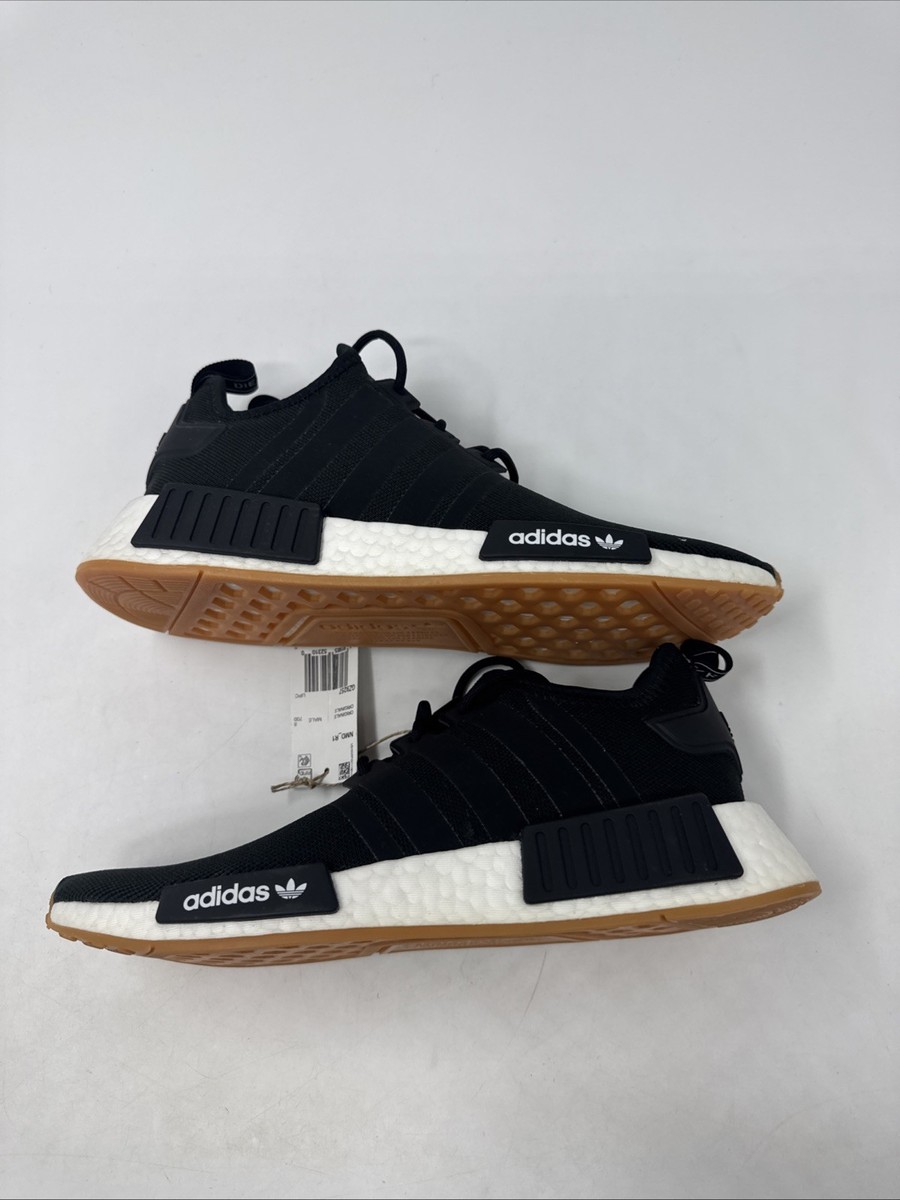 Adidas NMD_R1 Black Gum Casual Lifestyle Sneakers Shoes GZ9257 Men\'s Size 12 adidas NMD R1 Primeblue Black Gum Men main image 2