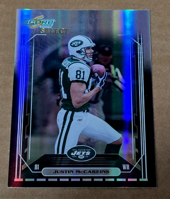 2006 Score Select #194 Justin McCareins Black Parallel 3/6 Made - Jets