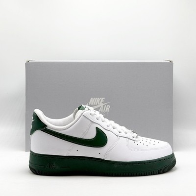 *NEW* MEN NIKE Air Force 1 '07 Low WHITE / FIR GREEN (FJ4146 132)  