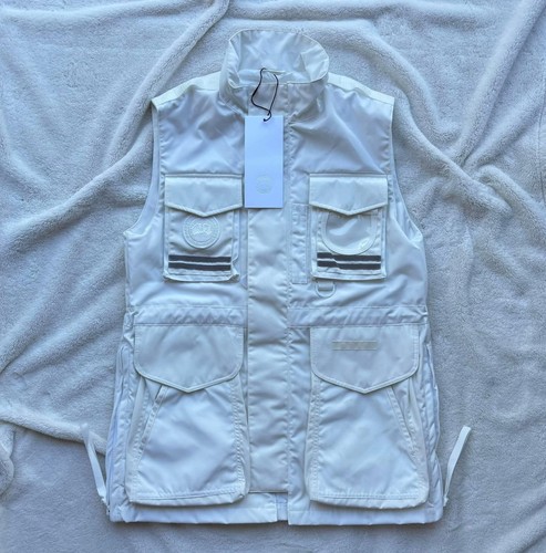 Canada Goose Greige White The Journey Vest - MSRP: $650 - New - Authentic