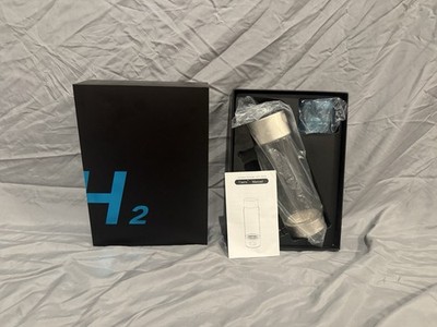 H2 Smart Hydrogen-Rich Water Generator Cup Ionizer 420 ML Rechargeable,