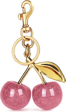 Cherry Bag Charm Cute Cherry Accessories Sparkling Purse Charms for Women