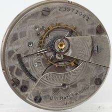 ELGIN 23571961 GRADE 288, 18s 7j POCKET WATCH MOVEMENT FOR REPAIR M15 