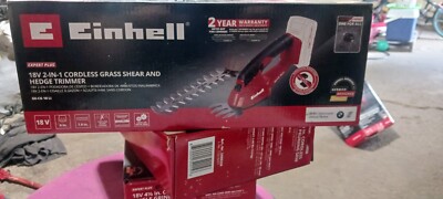Einhell 3410377 Power X-Change 18 V Red 9-1/2'' Cordless Grass Shear Bare Tool