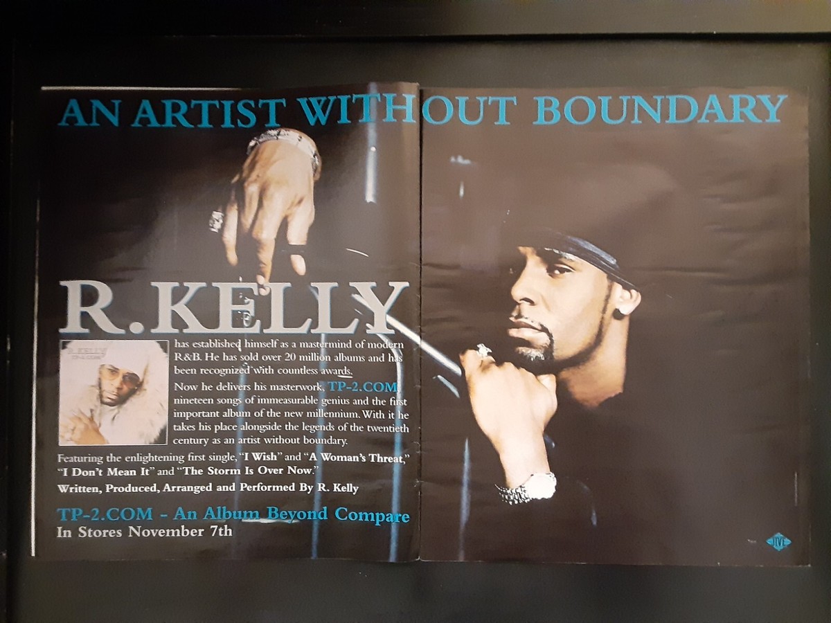 R. Kelly TP-2.com Rare Original Promo Poster Ad Framed! | eBay