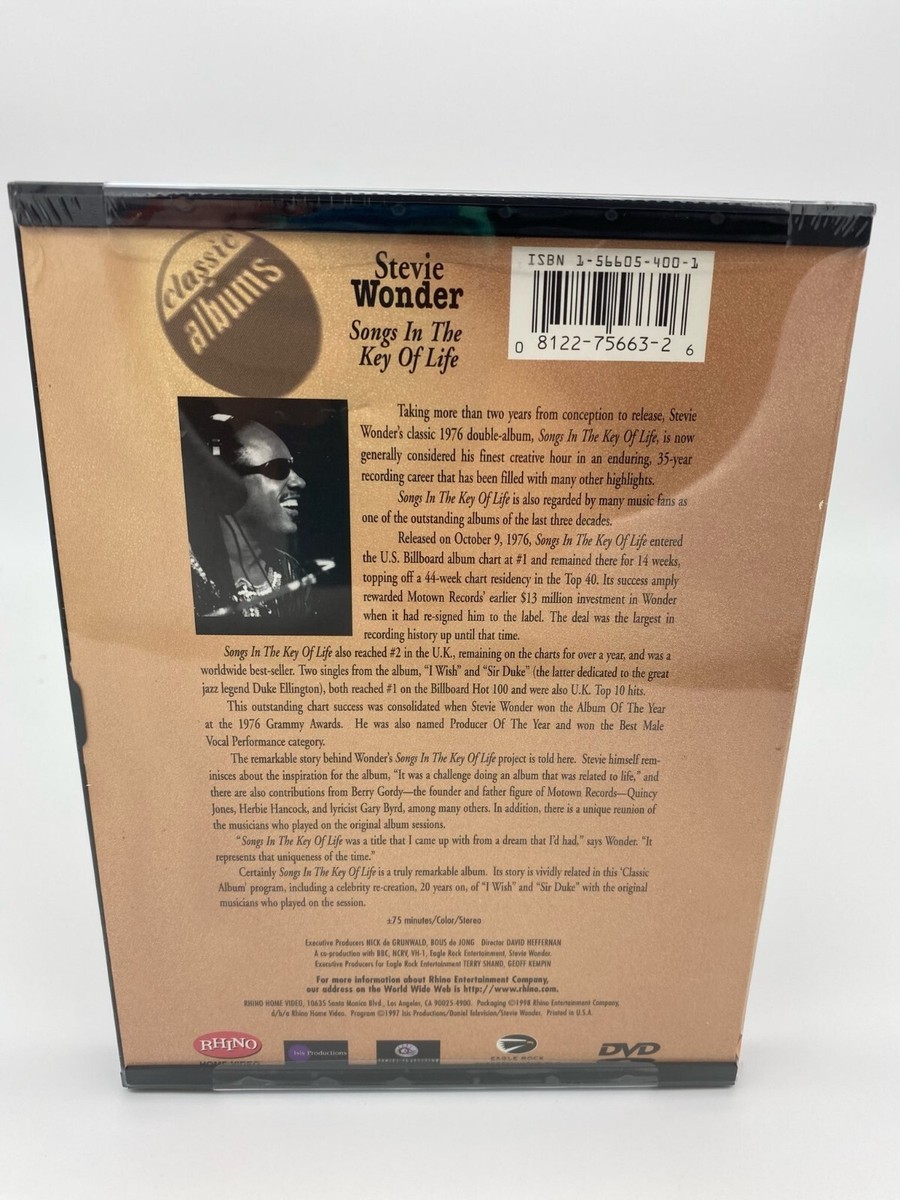 Classic Albums - Stevie Wonder: Songs in the Key of Life (DVD