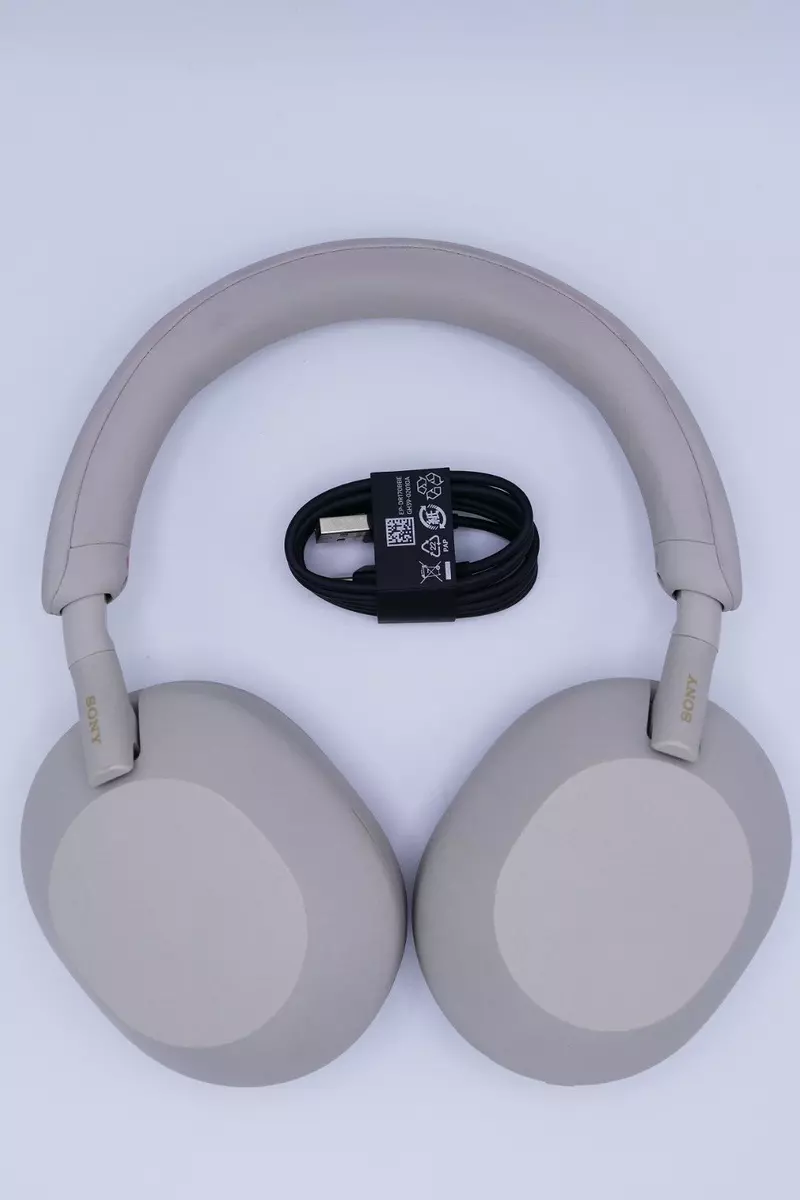 Sony WH-1000XM5 Wireless Noise-Canceling Headphones - Silver