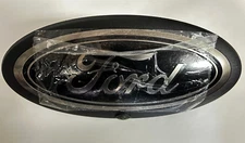 OEM 2022 2023 F150 Black & Smoked Chrome 11" Grille Oval w/CAMERA - Variations