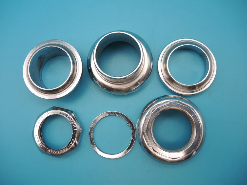 CAMPAGNOLO NUOVO RECORD  C  HEADSET 30.2mm / 26.4mm 1970`S EXCELLENT + NEW BALLS - Image 4 of 4